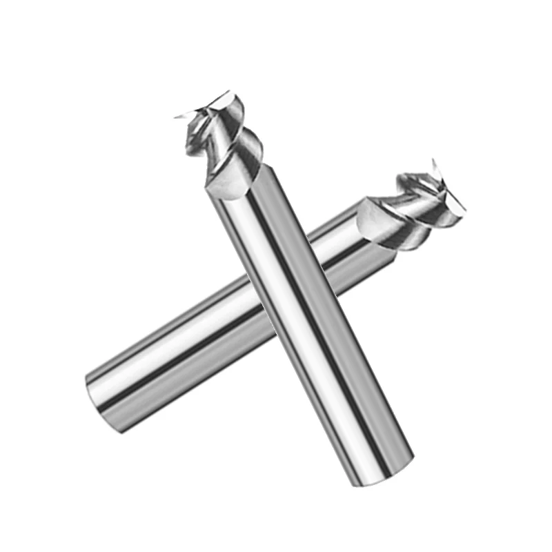 50Mm Length Cnc Tool Solid Carbide End Mill Short End Flat Milling Cutters For Aluminium Milling Cnc Cutter