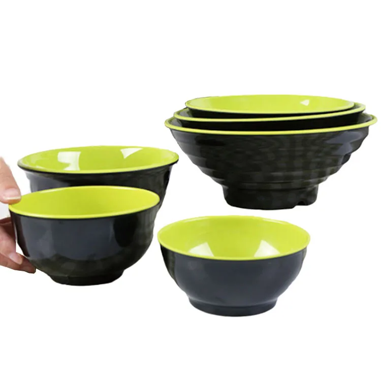 Wholesale Kitchen Bowls Japanese 6 inches Melamine Serving Food Mixing Bowl Noodle Salad Dinner Bowls