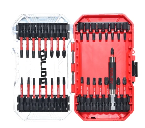 TOOLJOY Factory Supply 33 PCS PH2 25mm Magnetic Mini Screwdriver Bit Drill Bit Sets Hand Tool for Drills