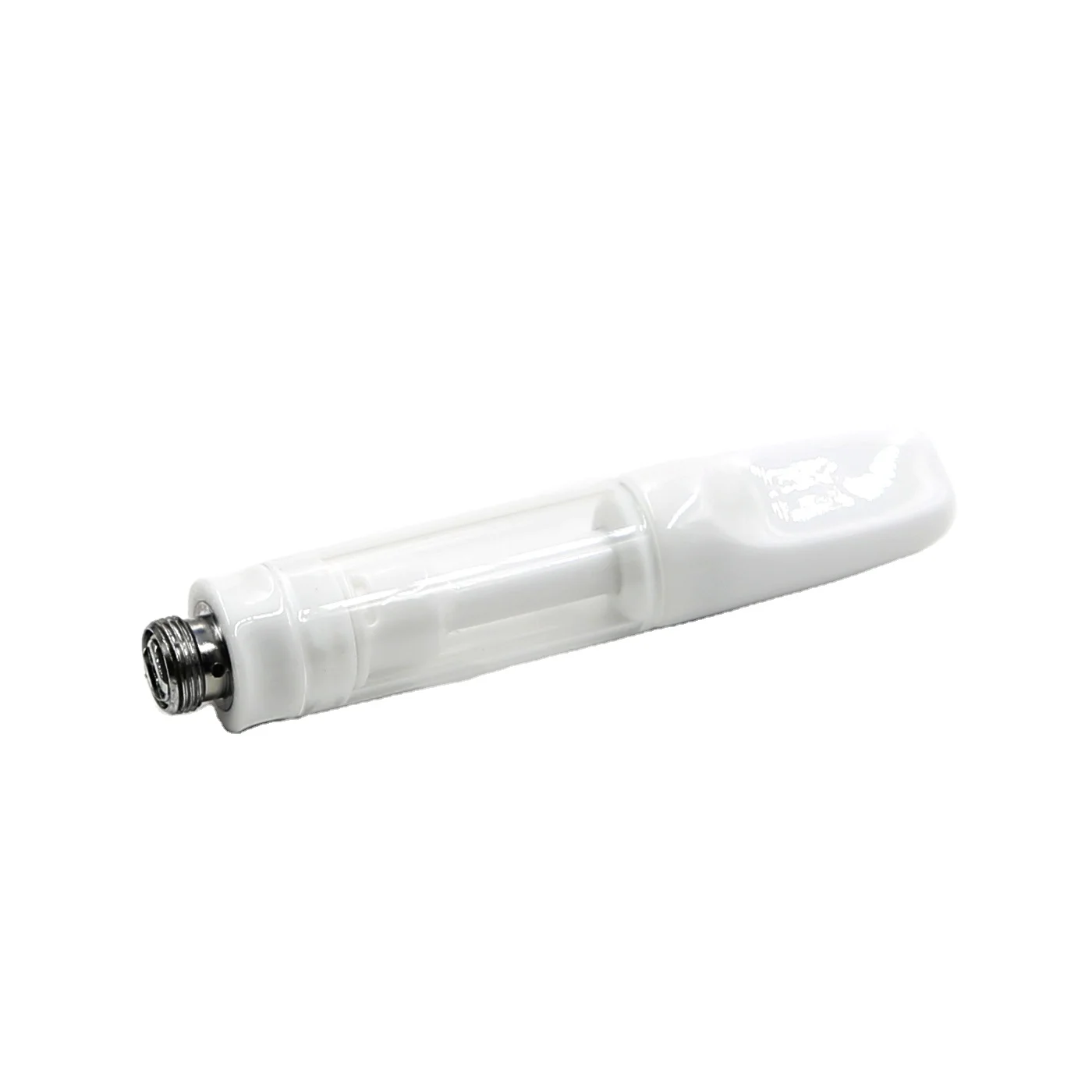 OEM Bulk Box 510 No Leak Empty 0.5ML 1ML Clear Pyrex Glass Ceramic CBD Vape Pen Tank Cartridge