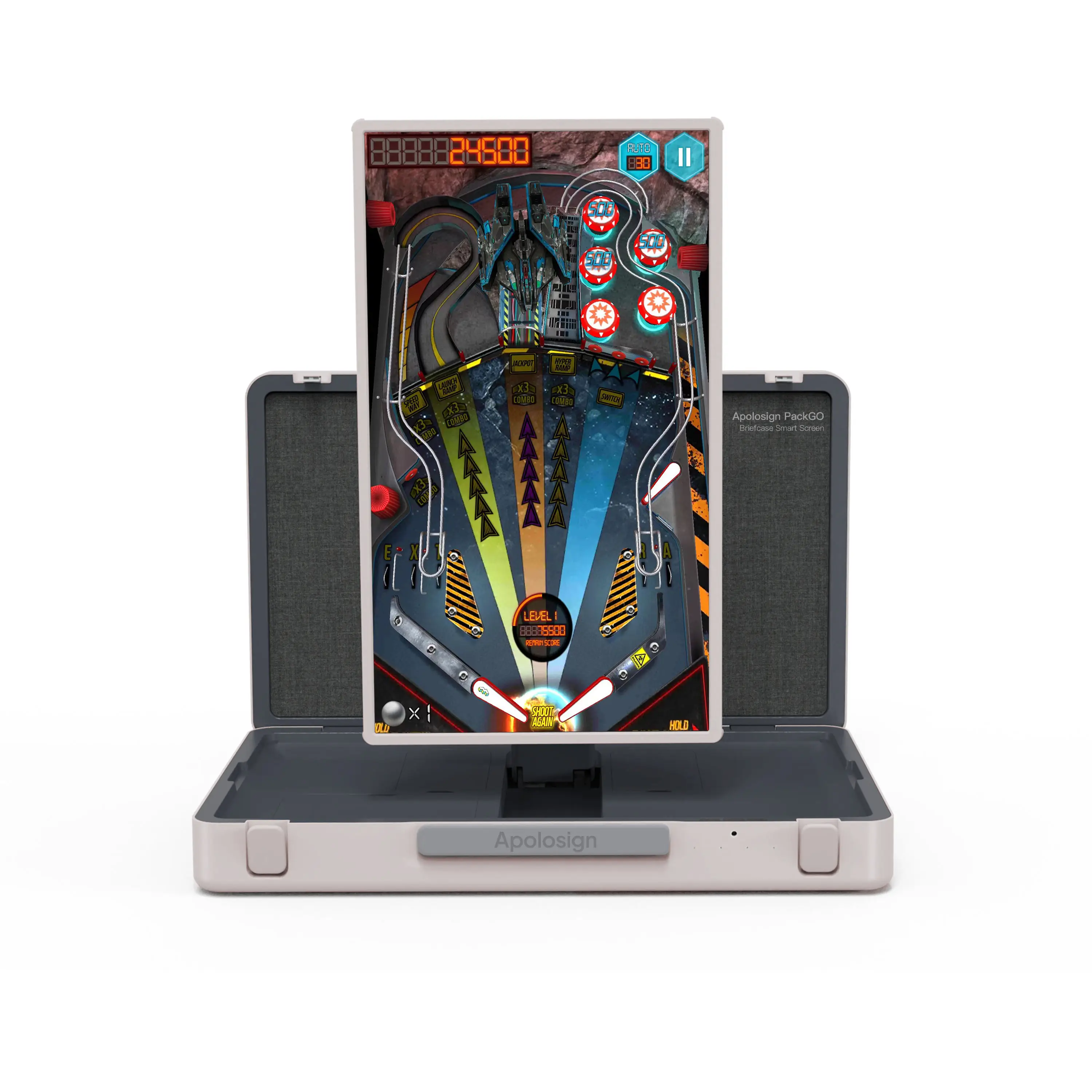 Factory Cheap 27 inch 8GB+128GB Portable PackGO Briefcase Suitcase 1080P RK3588 Touch Android System Smart Screen TV