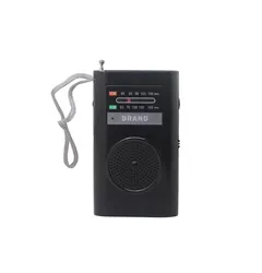Mini AM FM Radio Stations Streaming Music Receiver Rechargeable Radios