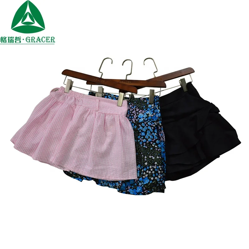 Ladies Cotton Skirt Mini Used Clothes Dubai Second Hand Clothing Ukay Ukay Bale
