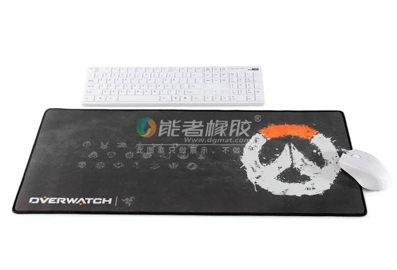 sublimation keyboard mouse pad razer/overwatch Large Size Gaming Mousepad