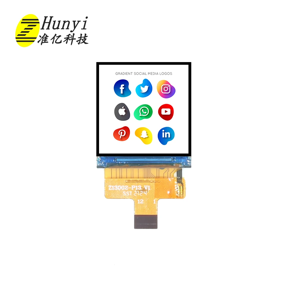 1.3 inch 240*240 4 SPI LCD Display Panel mcu  Interface for Smart Switch Watch Glucometer