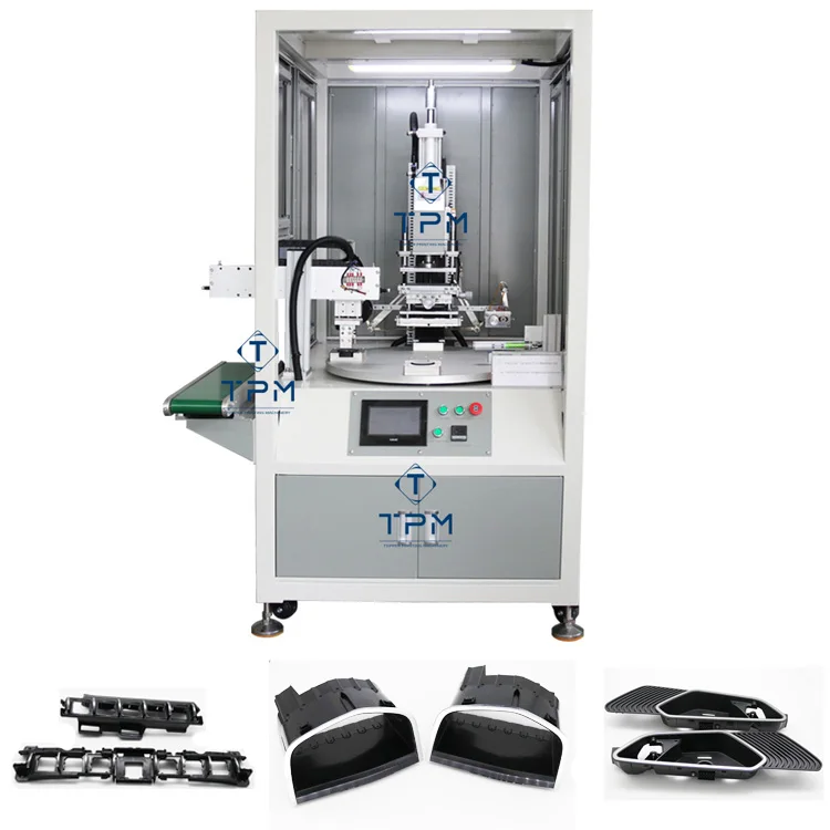 Fully automatic car spare parts flatbed round hot foil stamping machine with CE