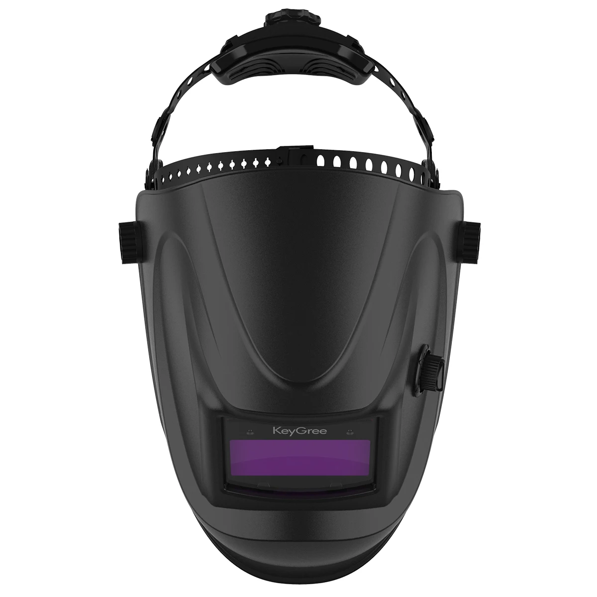 KeyGree Auto Darken Welding Helmet,True Color 1/1/1/2 Battery Powered Welder Mask Hood,Range 4/9-13 for Grind ARC MIG TIG Weld