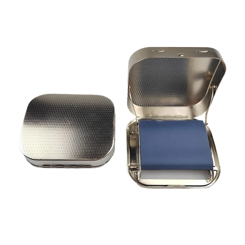 Wholesale Roll Machine Metal Cigarette Machine Box High Quality Silver Can Be Customized