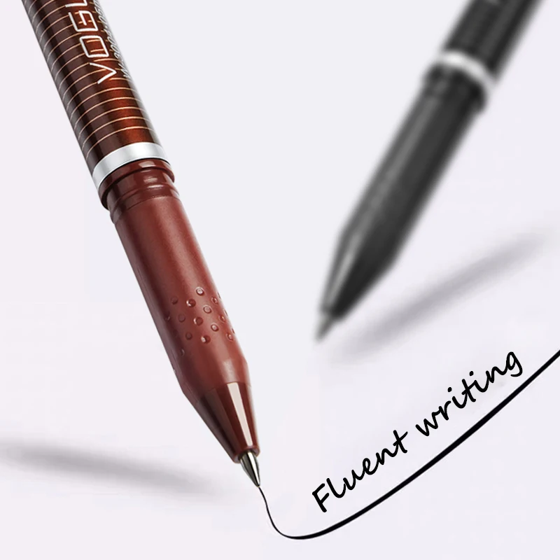 Factory direct sale Wuqiannian Stationery 0.5 office  style plastic W3004 gel ink Pens