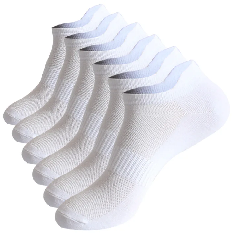 Hot sale solid designer color cotton socks breathable mesh sports socks men ankle invisible socks