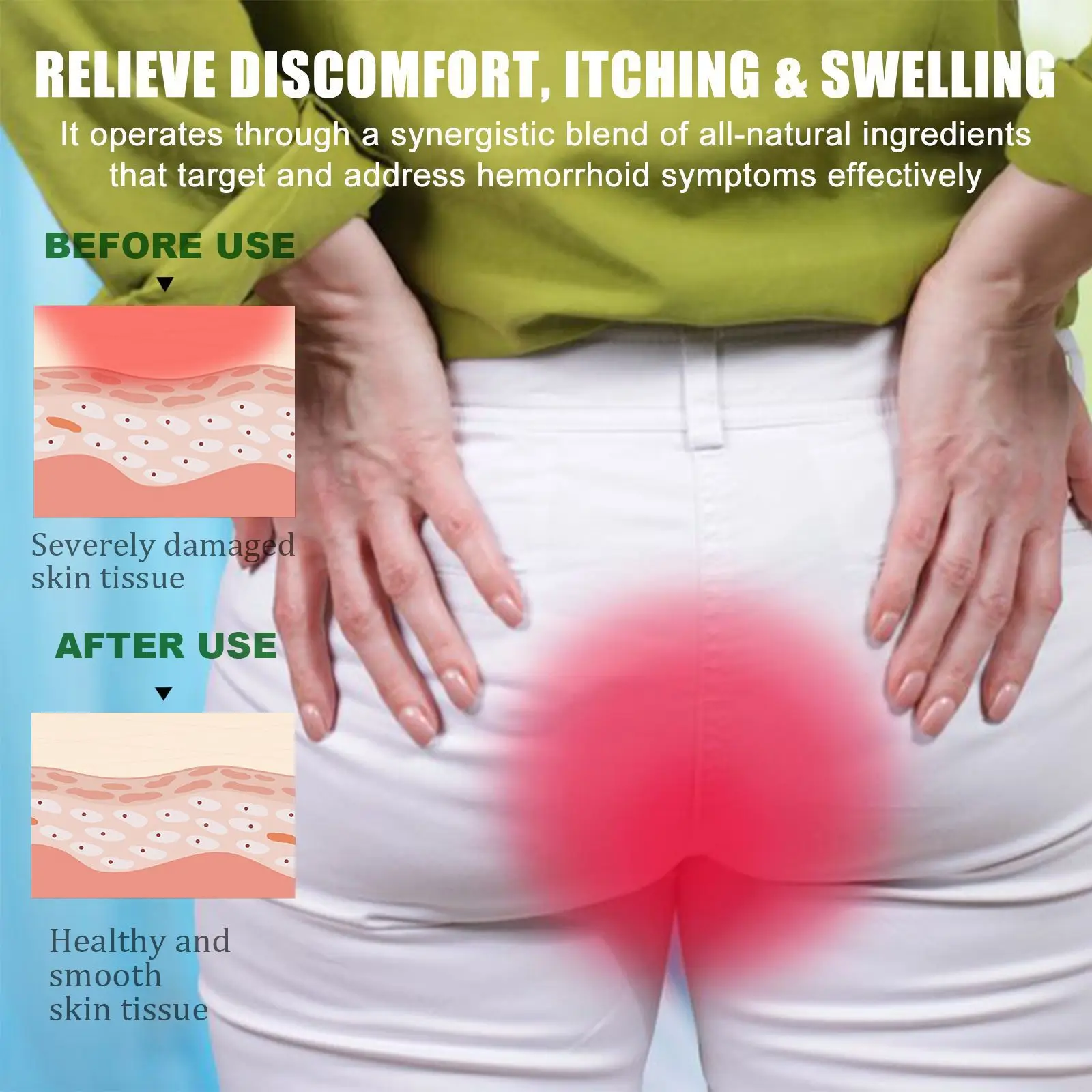 Best Price Herbal Hemorrhoids Cream Internal Hemorrhoid Piles External Fissure Anal Pain Relief Spray