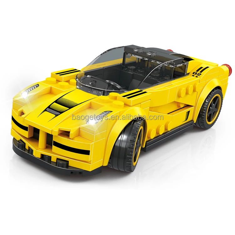 Wange Super car  S71 Plastic intelligence toy car brick blocks toys christmas blocks compatible legos diy toys educational