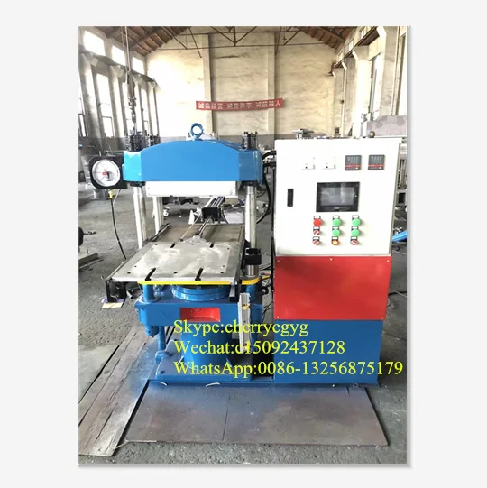 100Ton Automatic hydraulic hot press with manual push-pull mould