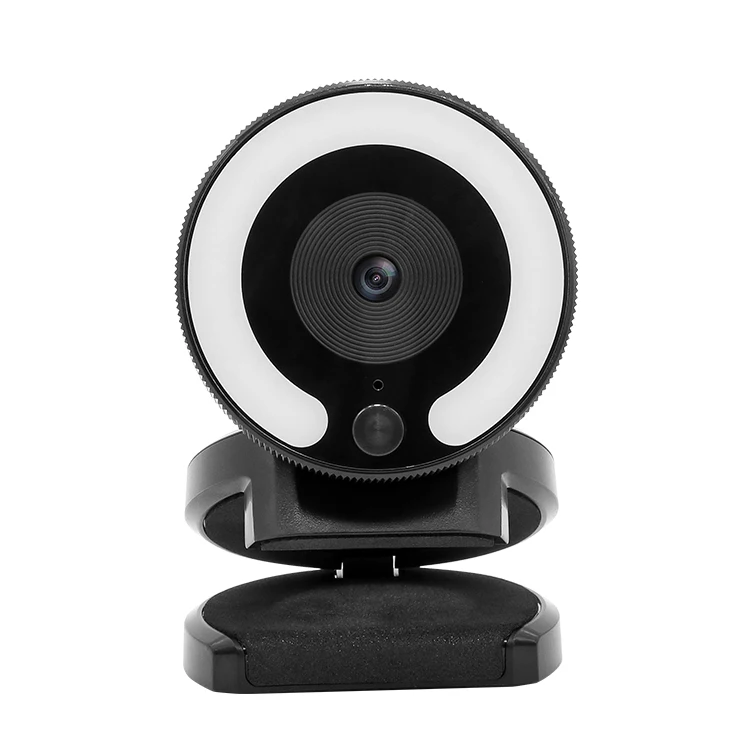 New Arrivals Stream Ring Light 1080p 30fps webcam hd web camera led light pc camera with microphone Compatible Windows Linux