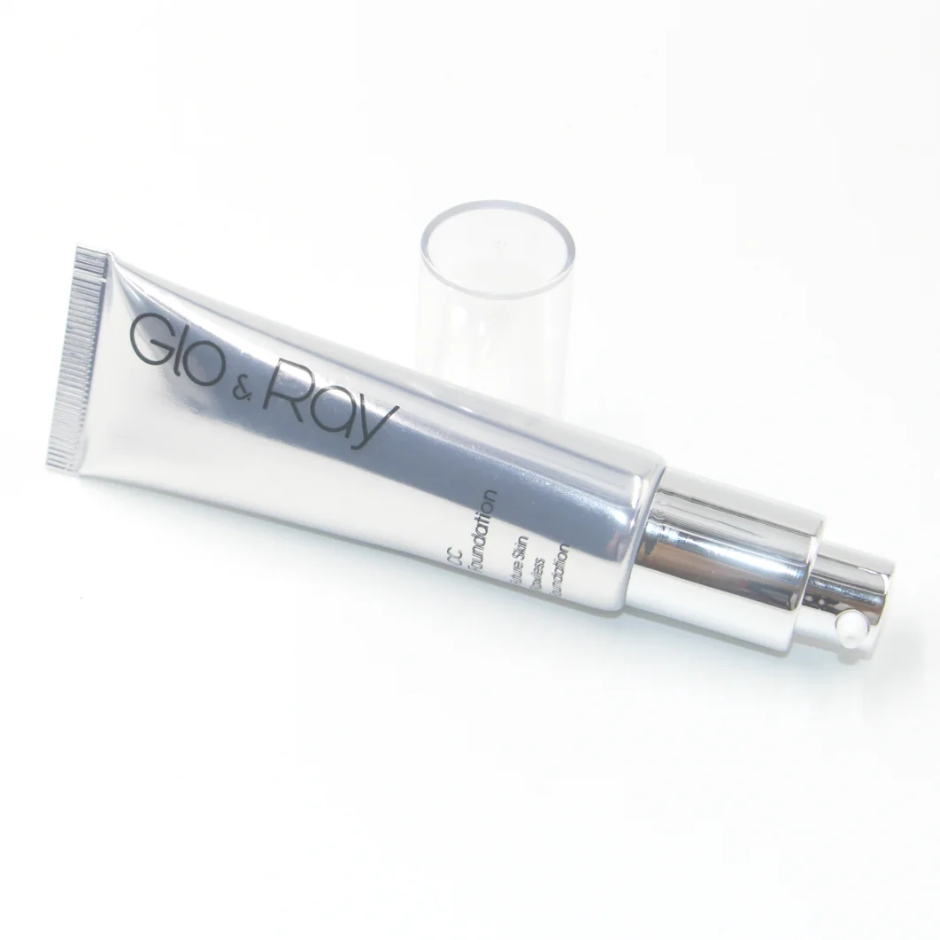 Professional 30ml cosmetic aluminum packaging tube BB cream  cosmetic foundation tube with airless pump for beauty