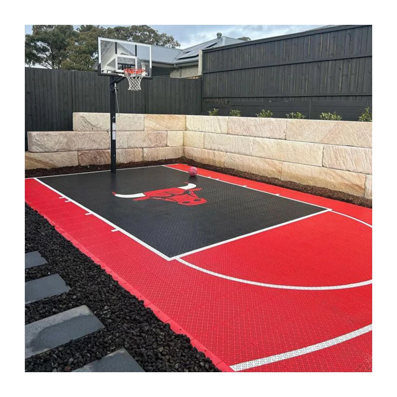 Portable Interlocking Flooring Basketball Court Sports Flooring Tennis Court Interlocking System Plastic Outdoor Sports Flooring