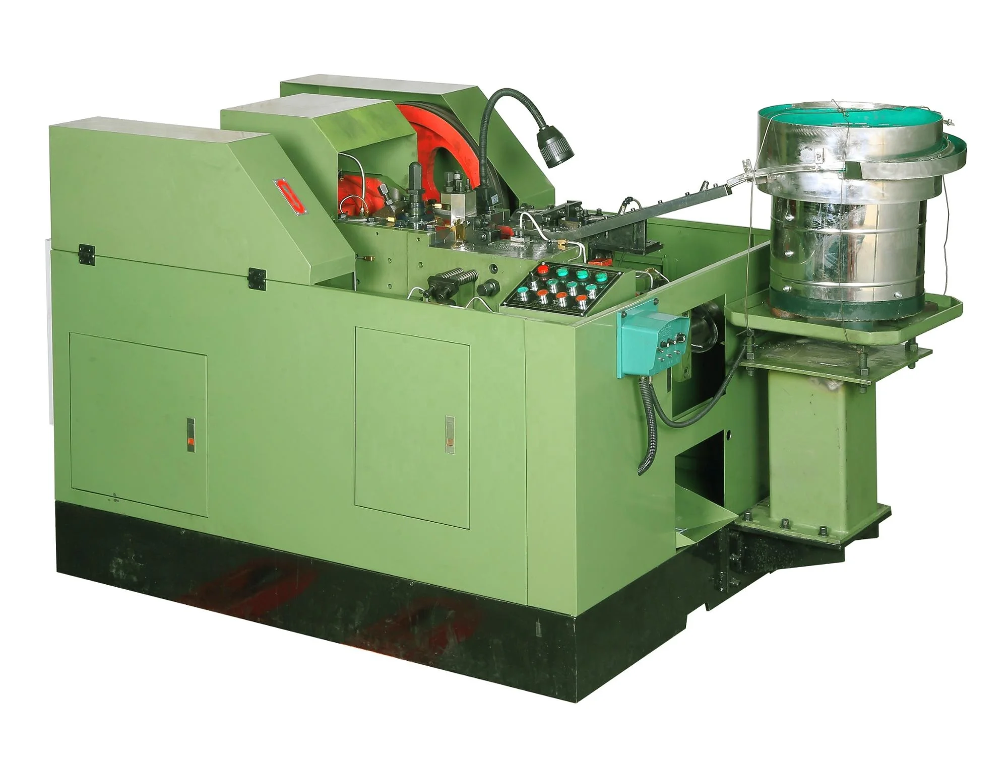 Cold forging machine for opening and closing die for manufacturing complex screw widely used