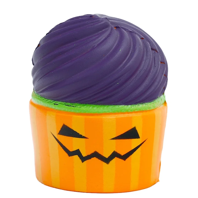 decoration hot sale new design PU squishy toys customized soft pu foam slow rising Halloween festival gifts pumpkin