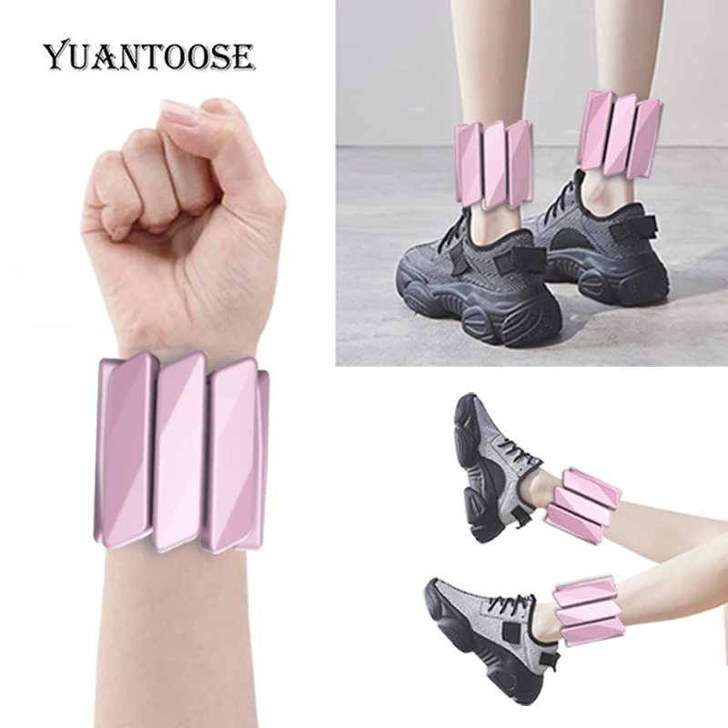 
Ajustable Gym Fitness Silicone Ankle Leg Energy Bangles Wrist Weights Bracelet 
