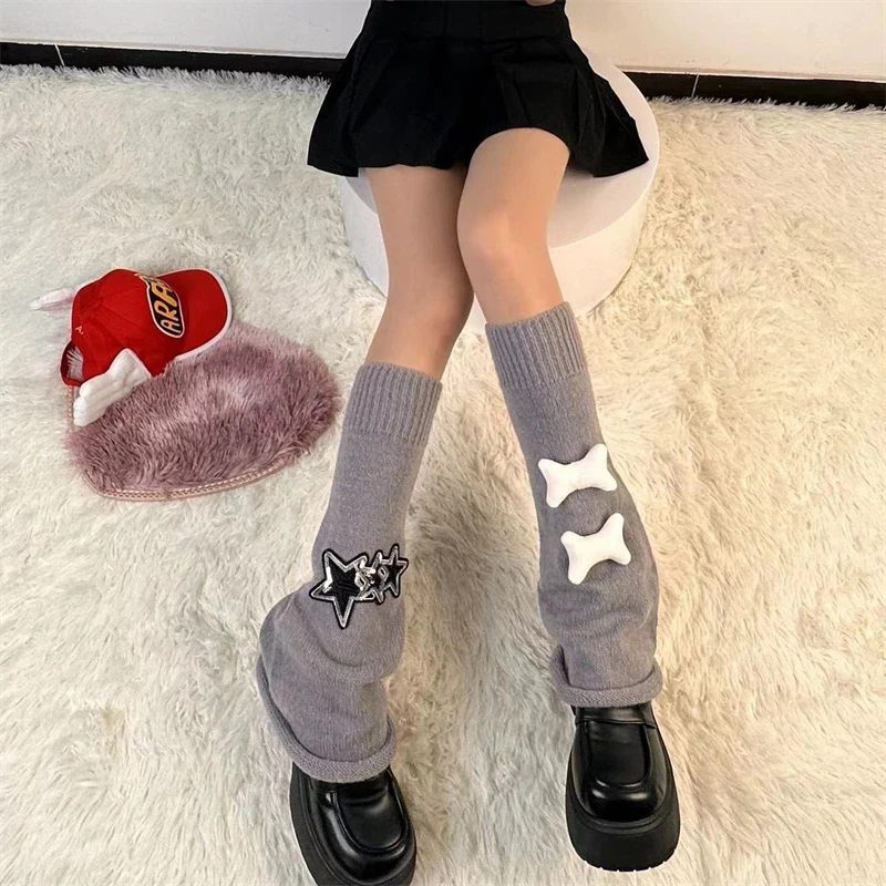 Autumn Winter Asian Style New Arrived Knitting Long Stockings Leg Warmer Boots Stocking