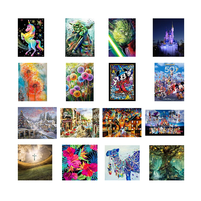 
5D DIY Diamond Painting Drill Round Gem Art Cross Stitch Diamond Paint by Numbers Mosaic Kit 