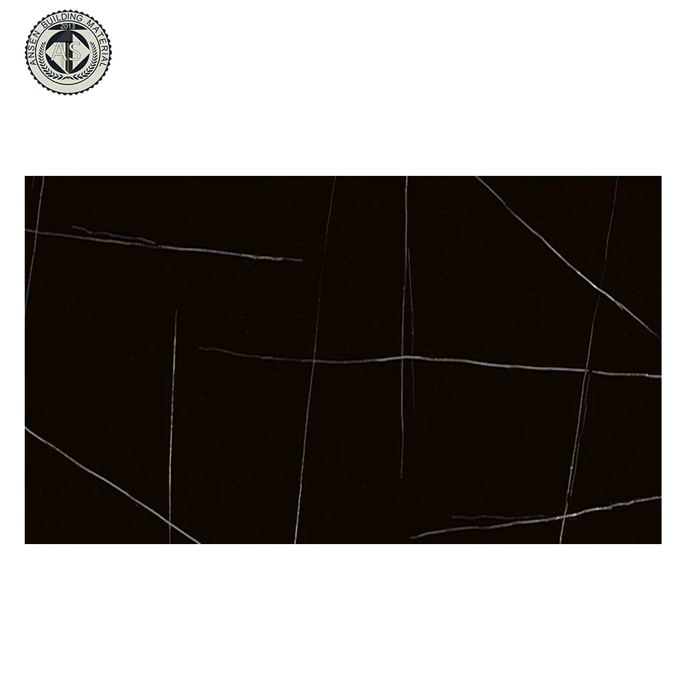 Onyx Big Slab Black Color Porcelain Slabs Tiles Sintered Stone