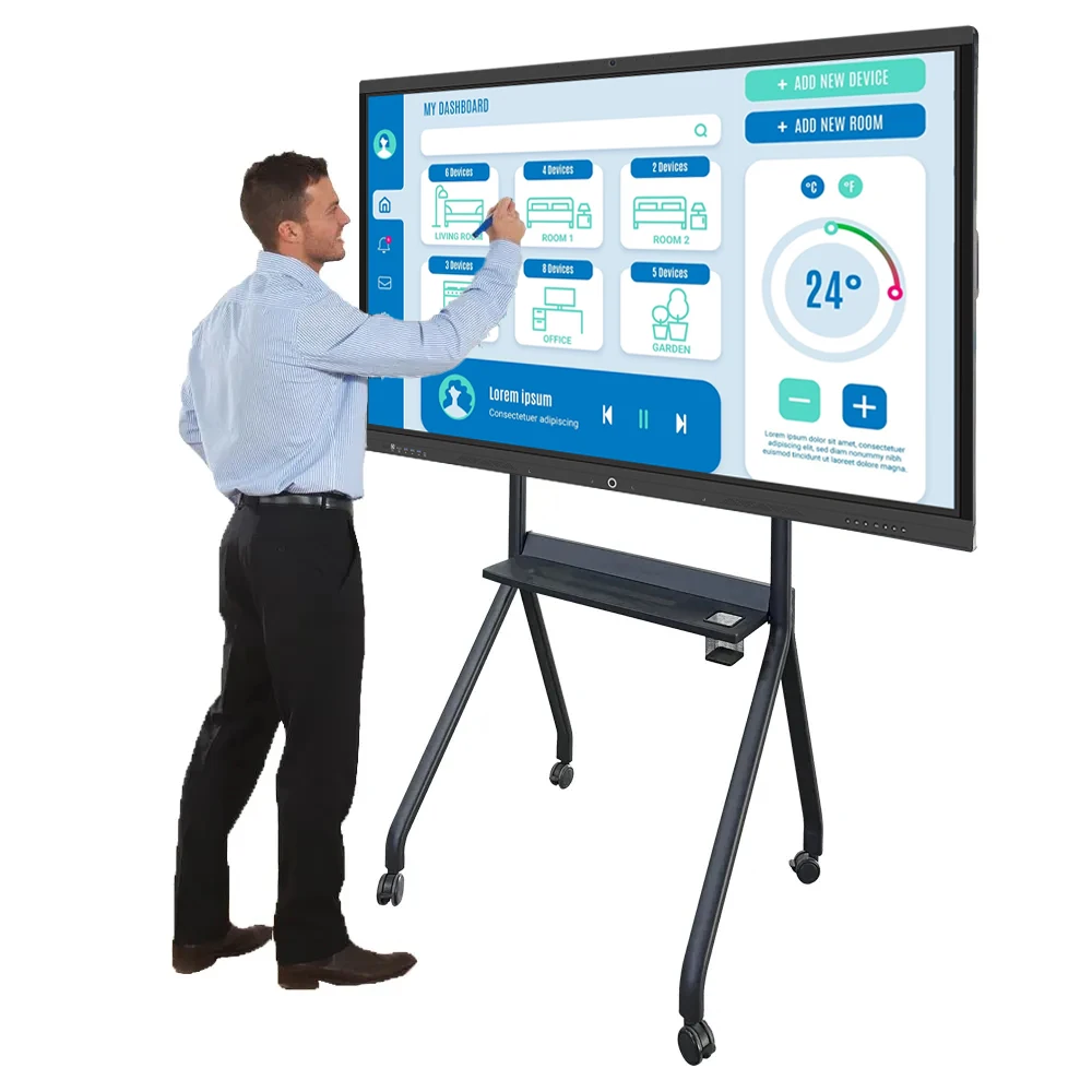 Lenovo двойной экран 75 дюймов интерактивный сенсорный Touchscreend Electronicsmart Board Snowhite Smart Tv100 110 4k CN;GUA