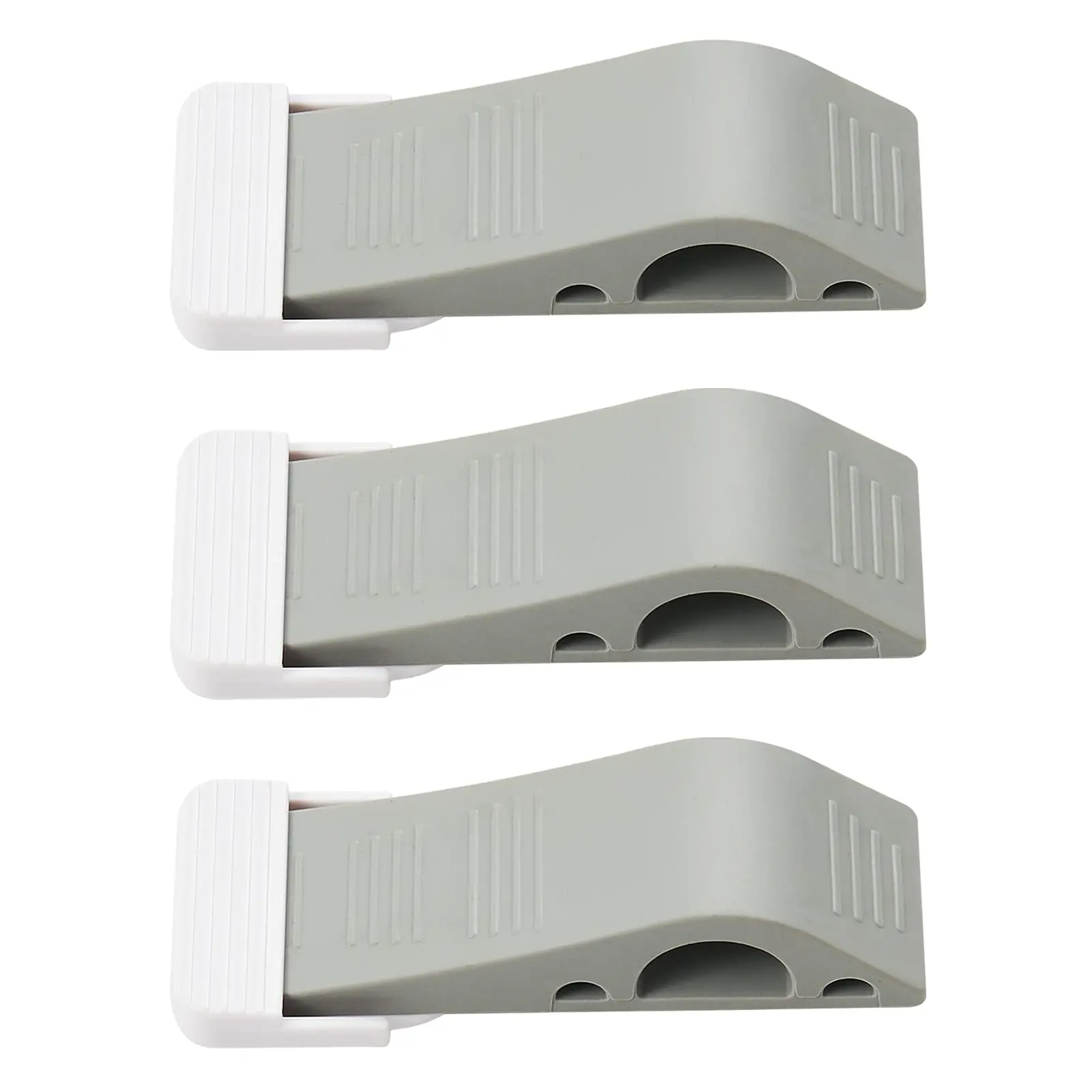 Rubber Door Stopper Works on Multi Floor Surfaces Door Security and Jammer with holder Door Wedge Stopper Floor