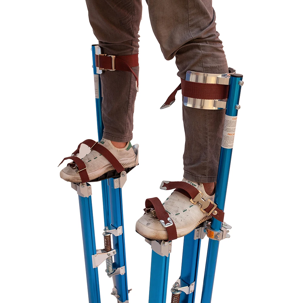 Drywall Stilts Aluminum Tool Painting Painter Taping Strap Finishing Blue Drywall Stilts