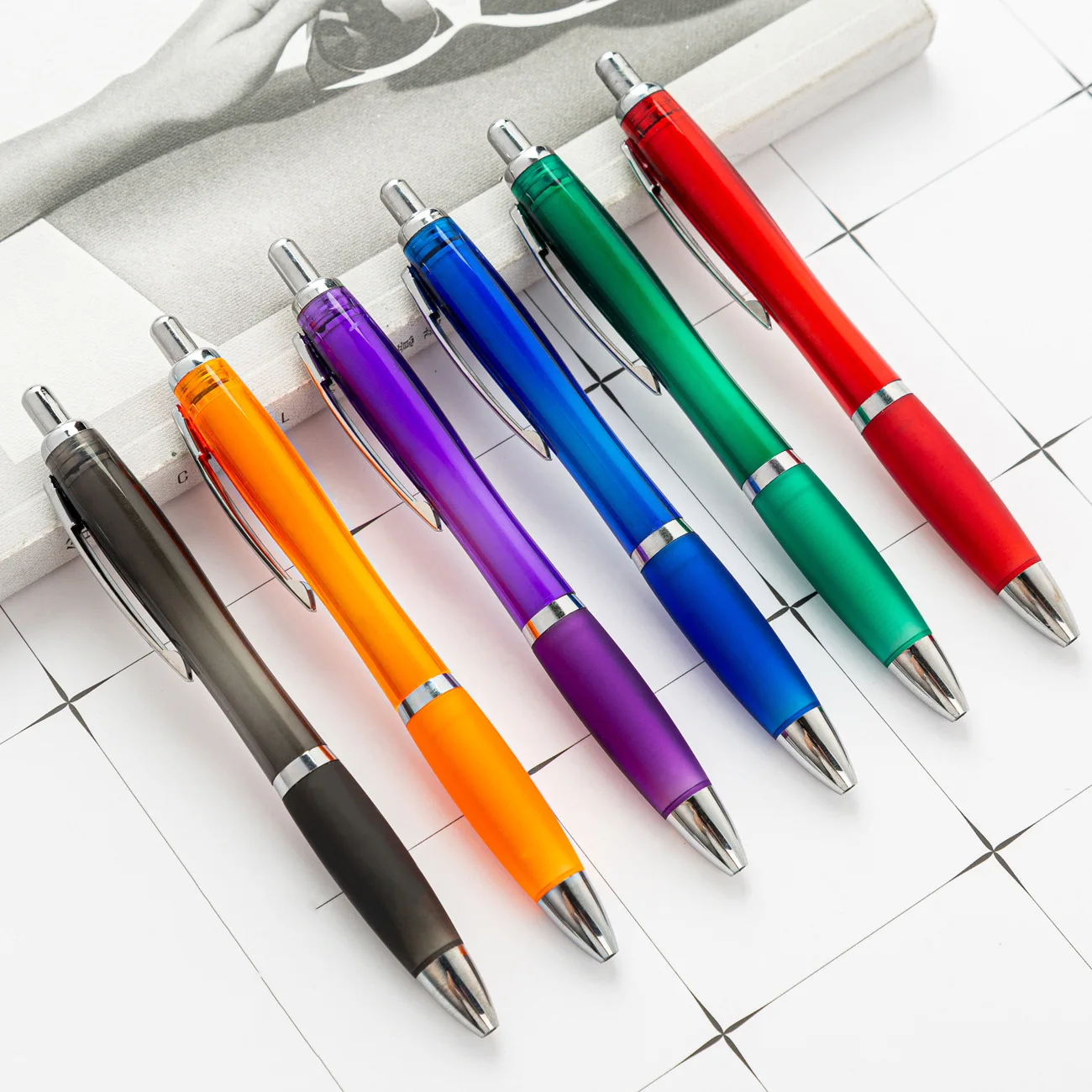 High Quality Custom Promotion Gift Ballpoint Pens Advertising Hotel Plastic Ball Pen Ballpen With Logo