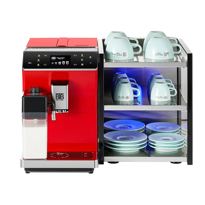 One key operation automatic coffee machine with 110v/220v coffee grinder Cappuccino Coffee Maker for Home Use wholesale