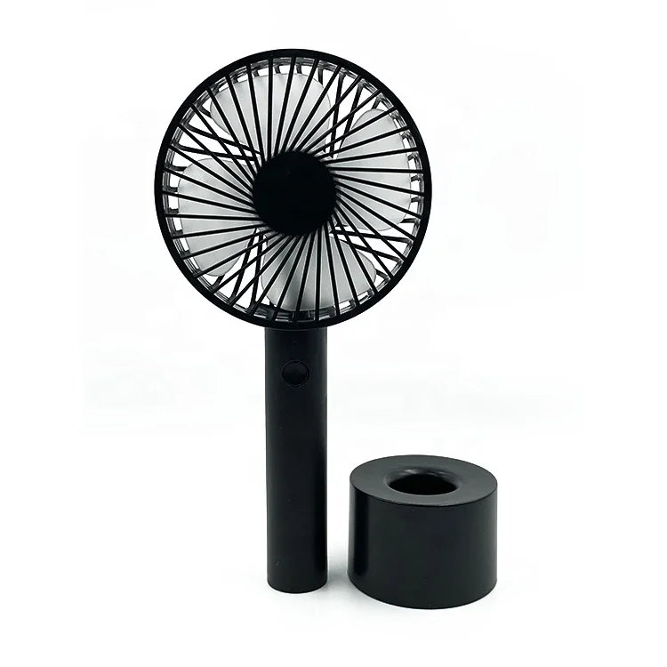 China 5W 12V plastic battery operated air cooling small stand rechargeable green wireless portable mini usb desk fan