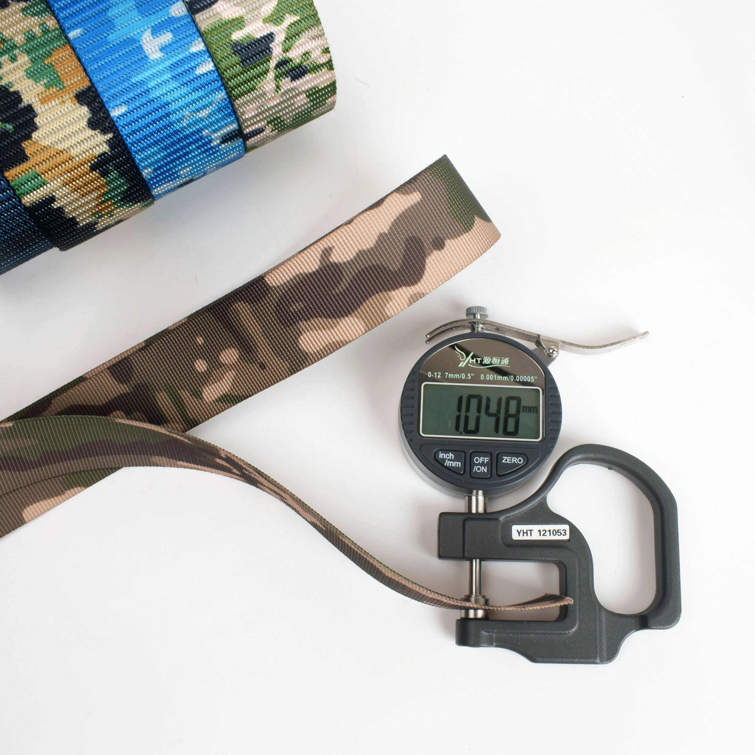 Hot Selling Embossed Logo Jacquard Webbing Nylon Strap For Bag