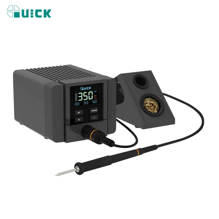 Smart Precision Soldering Station QUICK TS11 90W For Phone Motherboard IC Repair Electronic Welding Station With Integrated Tip