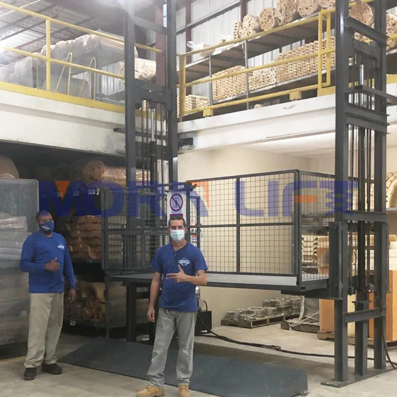 Вертикальный грузовой подъемник