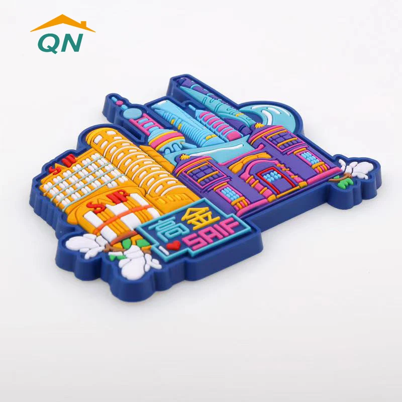 2021 Custom logo Personalized printed Soft PVC Rubber 2d 3d souvenir fridge refrigerator magnets for promotional gifts