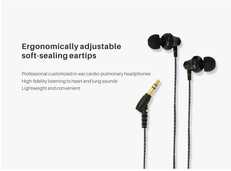 Non-contact medical digital stethoscope portable handheld rechargeable electronic stethoscope with battery