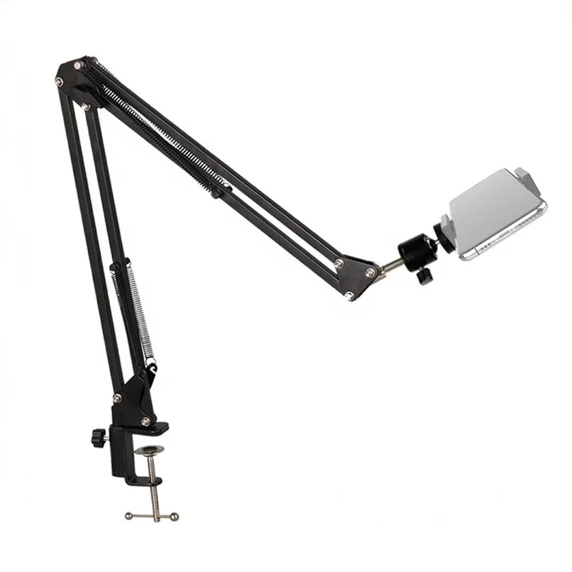 Takenoken Photographic Equipment Vlogging Accessories Heavy Duty Suspension Scissor Holder Bracket Microphone Boom Arm Stand