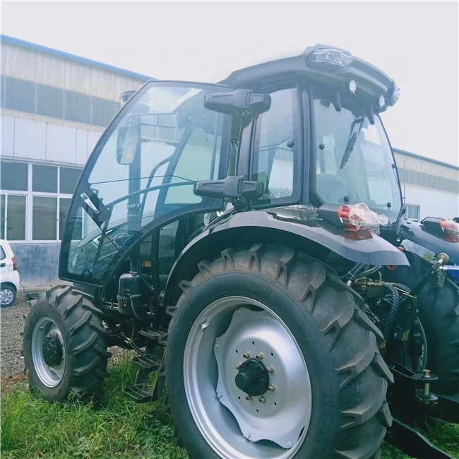 YTO 6 cylinder diesel engine 4 wheel drive tractor 120 hp with front loader