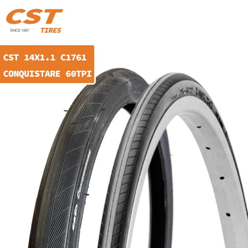 Full size 14 inch C S T tires  14x1.1/1.35/1.5/1.75/1.9/2.125  tires and inner tube for small bicycle folding bicycle