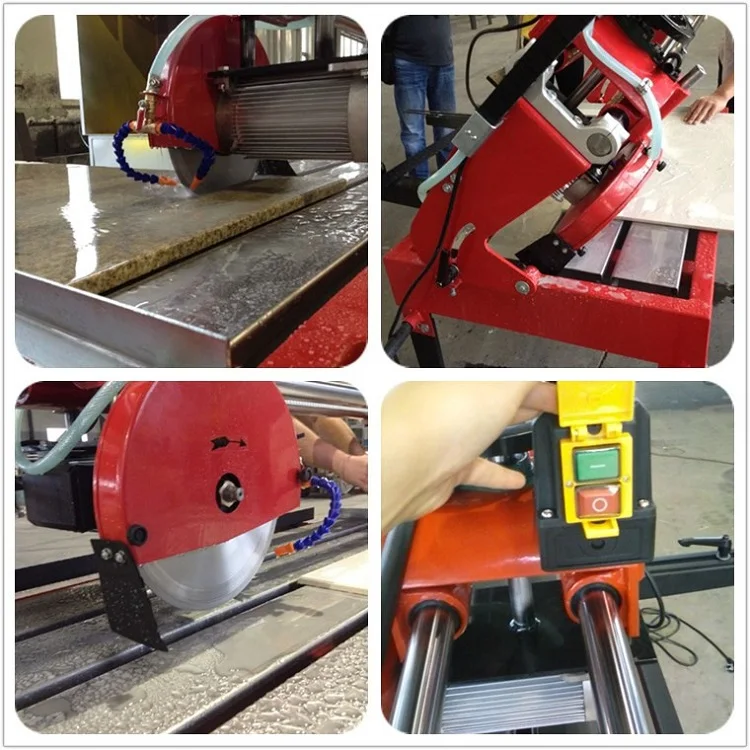 OSC-H 45Degree Bevel Cutting Machine Precision Wet Tile Saw Cutter for Stone 380V 220V Home Use