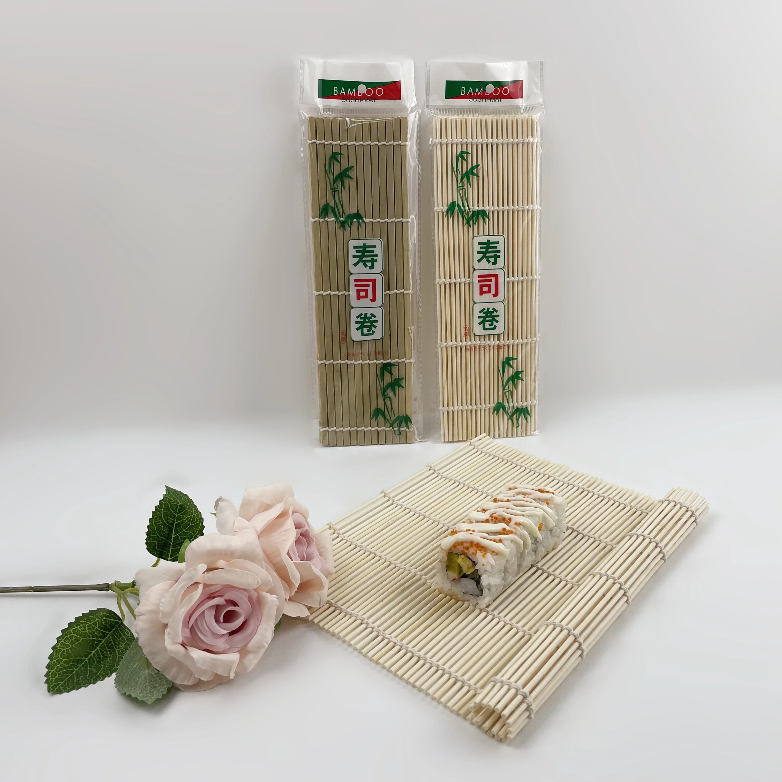 Экологичный многоразовый Корейский Японский коврик для суши, бамбуковый коврик для суши 27 дюймов, Наборы инструментов для суши по низкой цене