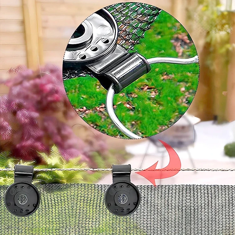 Windproof Awning Clamp Heavy Duty Lock Grip greenhouse polythene clip for sun shade/lack clips for anti hail mesh