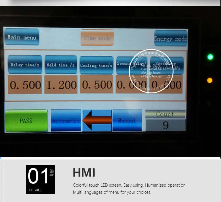 Ultrasonic Copper Seam Welding Machine for Welding Cable Copper Wire