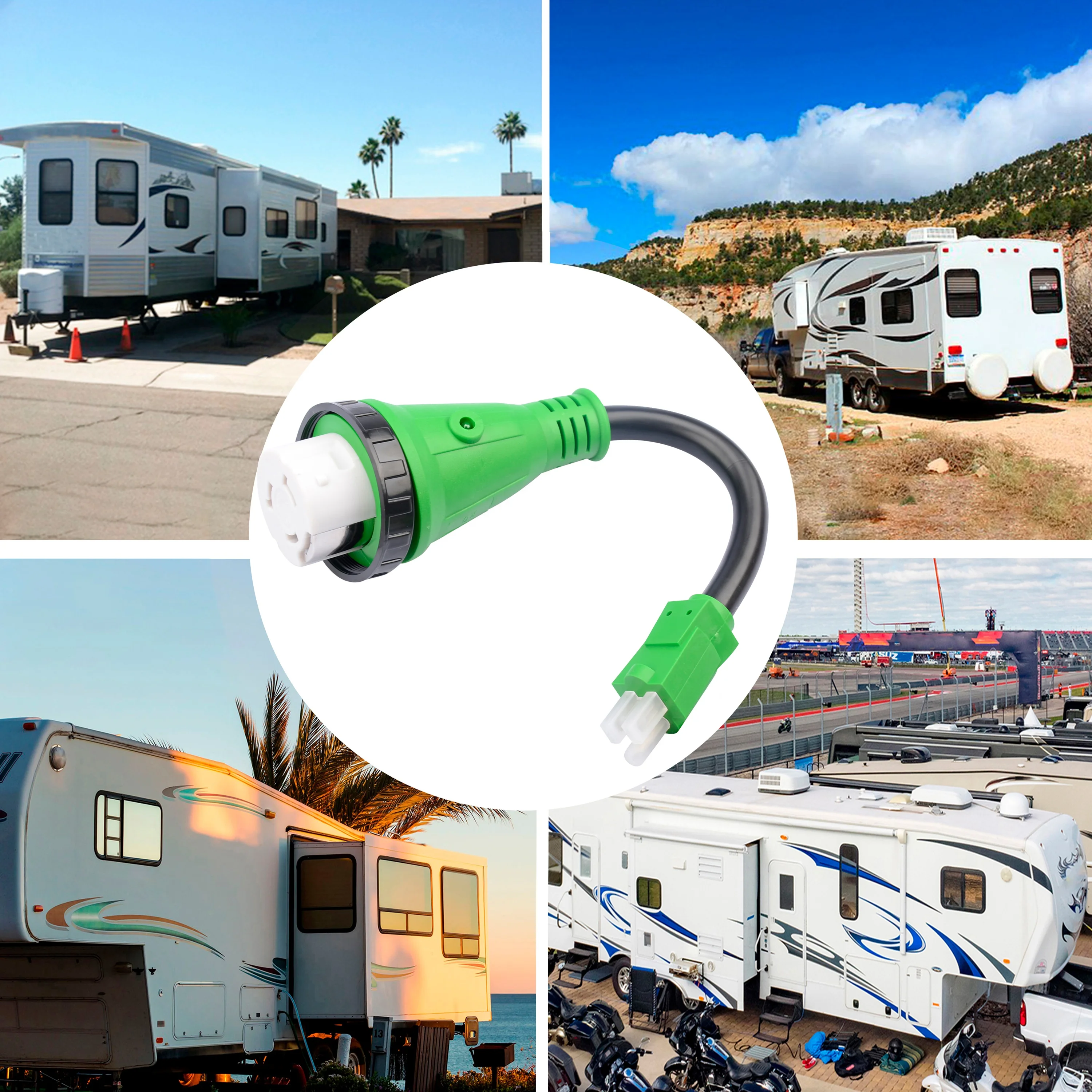 Адаптер NEMA 5-15P с штекером на SS2-50R 15 до 50 Ампер