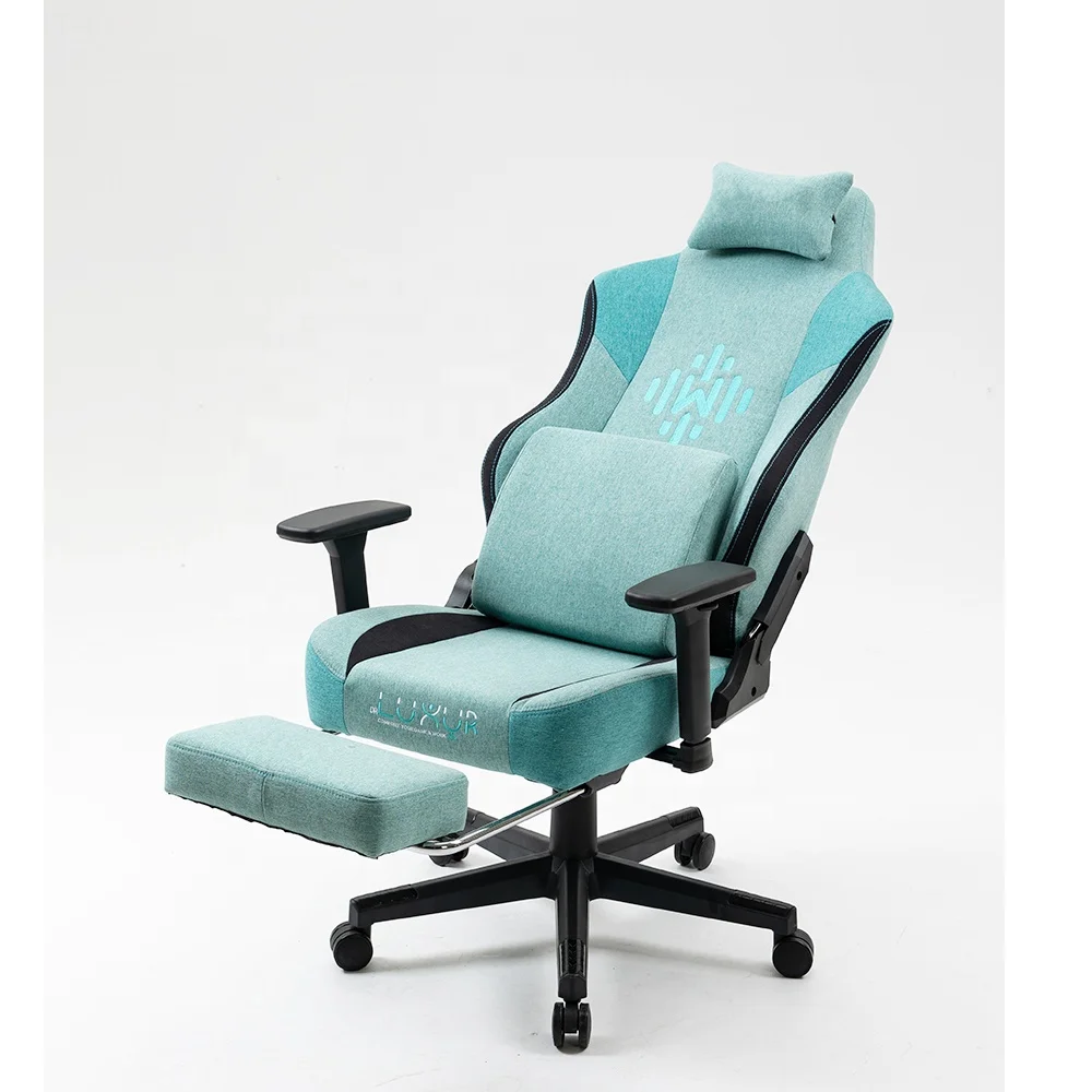 Philippines popular china supplier racing gaming chair fabric game chairs Height Adjustable Rocking Mechanism apply home