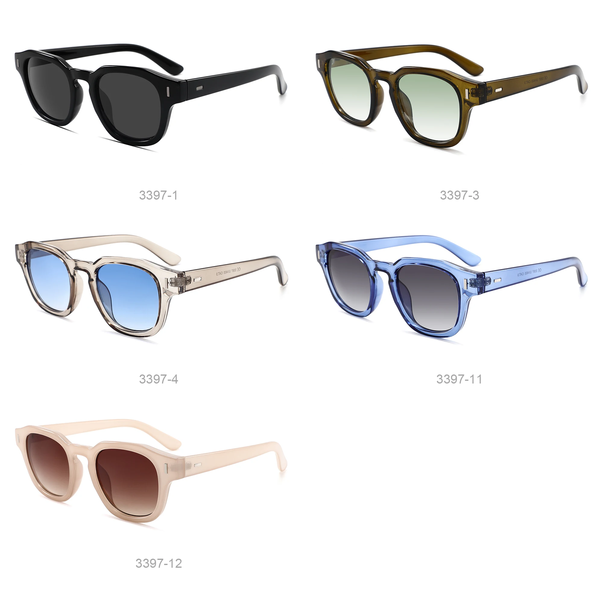 Fashionable New Arrival Men Women Sunglass With Your Logo cat 3 uv400 Sunglasses