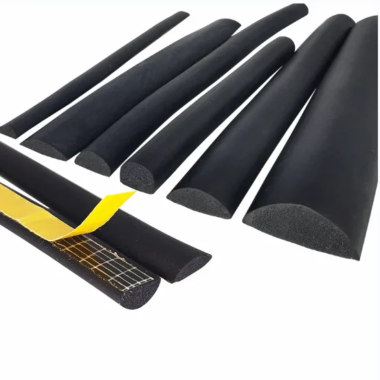 Adhesive UV protection elastic wear-resisting automobile EPDM foam seal strips