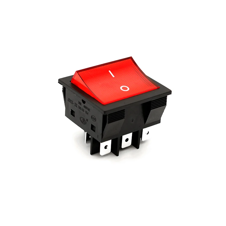 JD03-3X T85/55 1E4 30A 400VAC 6-контактный переходник с внутренней подсветкой кулисный переключатель для электрического сварочного аппарата