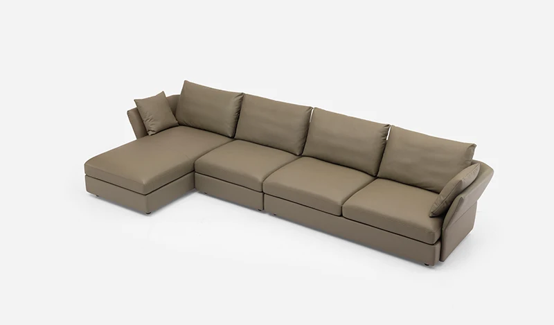 Modern living room furniture set color OEM velvet fabric modular sofa design style sectional  leather sofas set furniture design